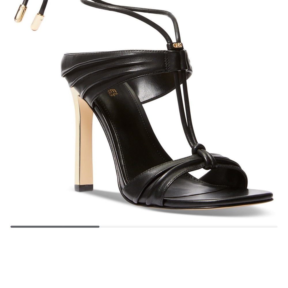 Michael Kors Black Strappy Heels
